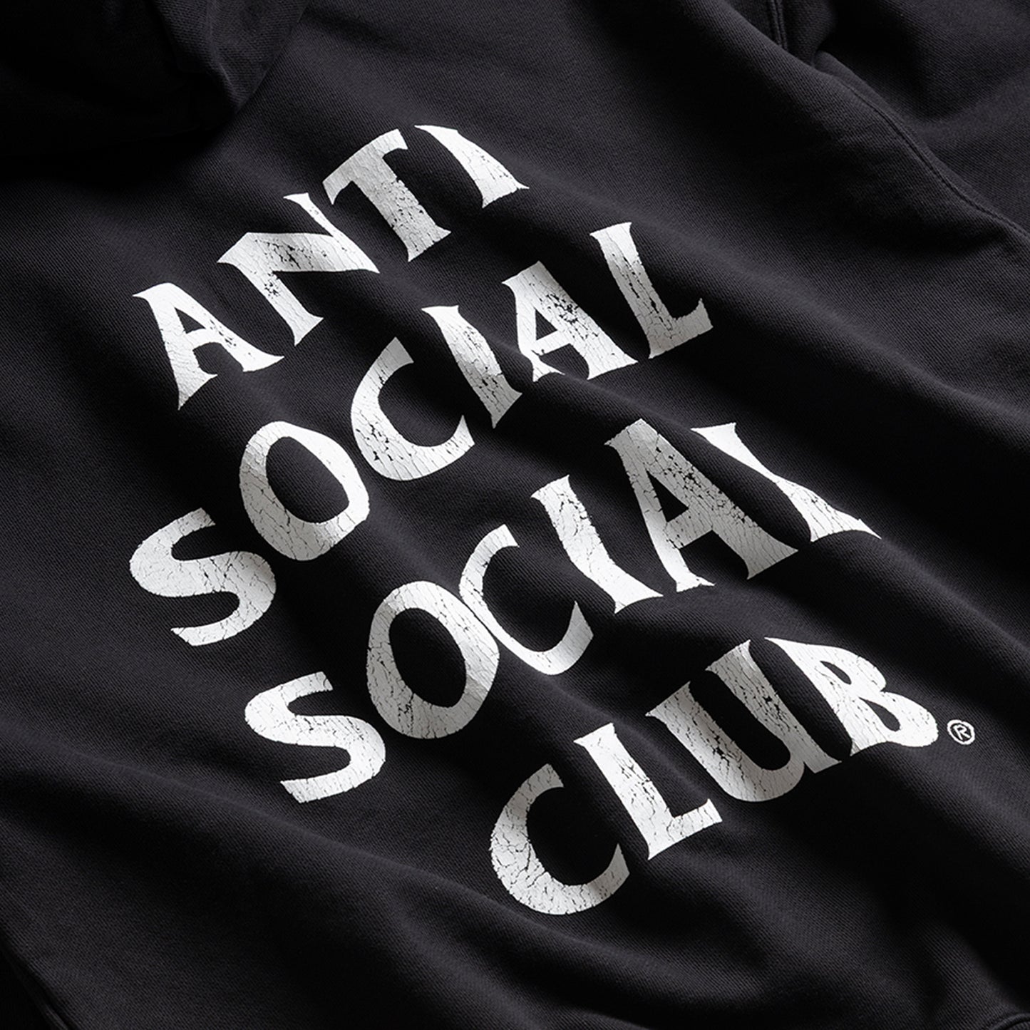 WEATHERED HOODIE - BLACK