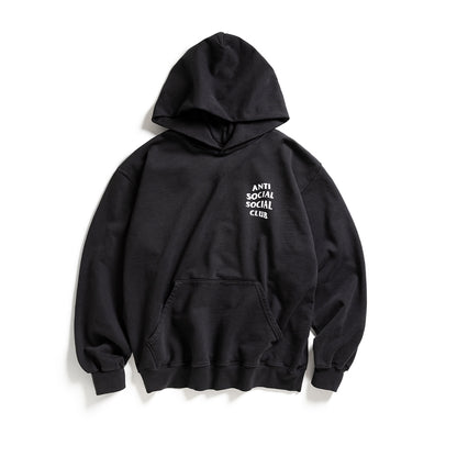 WEATHERED HOODIE - BLACK