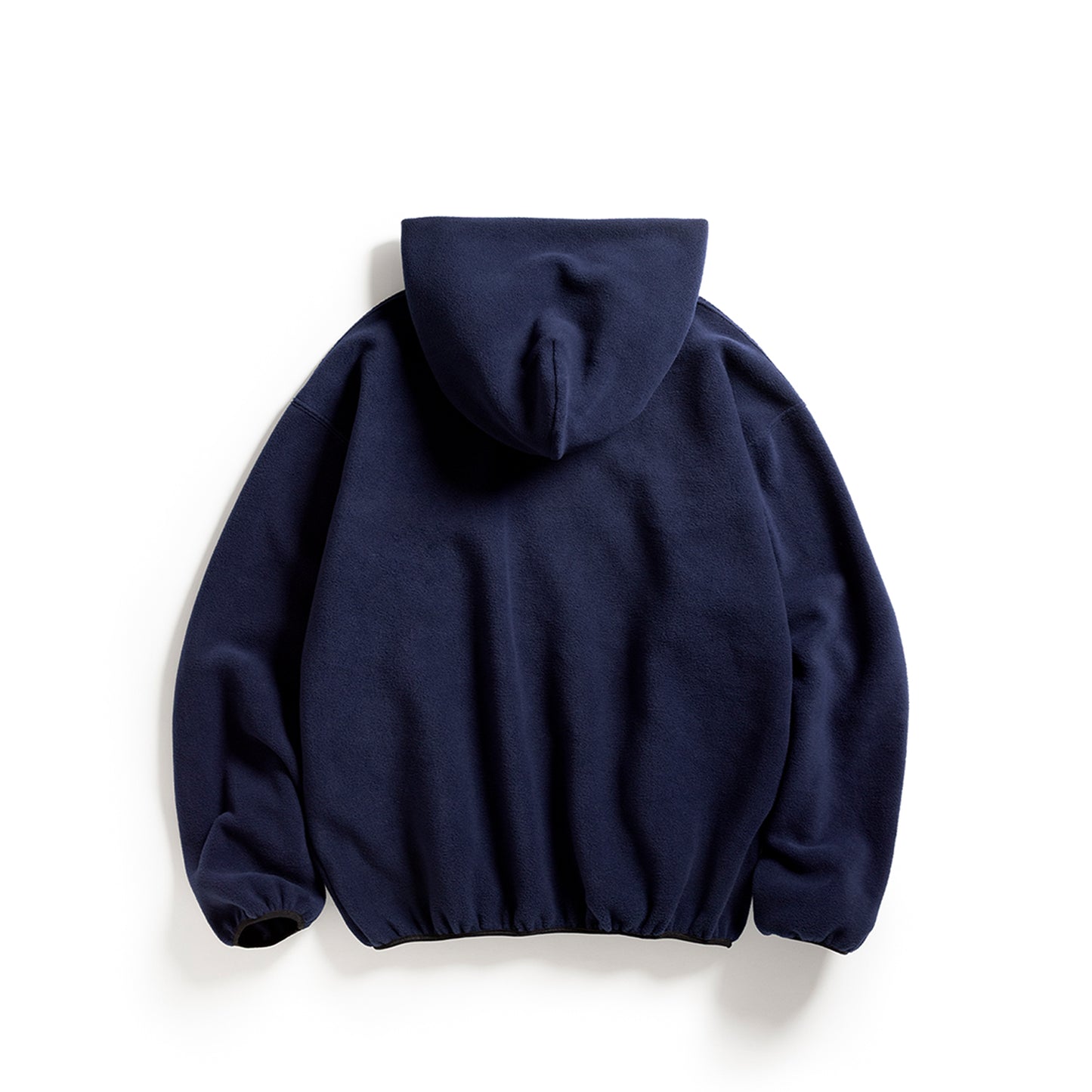 POLAR FLEECE HOODIE - NAVY