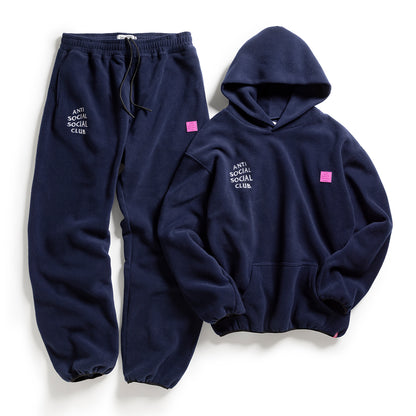 POLAR FLEECE SWEATPANTS - NAVY