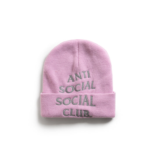 EMBROIDERED BEANIE - PINK