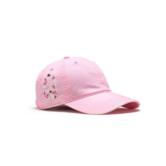 EMBROIDERED CAP - PINK