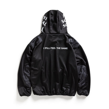 SKI MASK HOODIE - BLACK